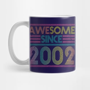 Awesome Since 2002 // Funny & Colorful 2002 Birthday Mug